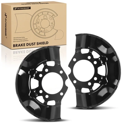 2 Pcs Front Driver & Passenger Brake Dust Shield