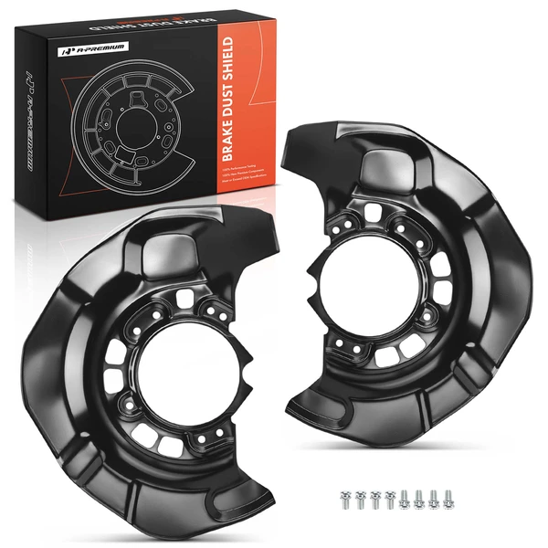 2 Pcs Front Brake Dust Shield Cover for Toyota Camry 2002-2006 Highlander 2001-2007