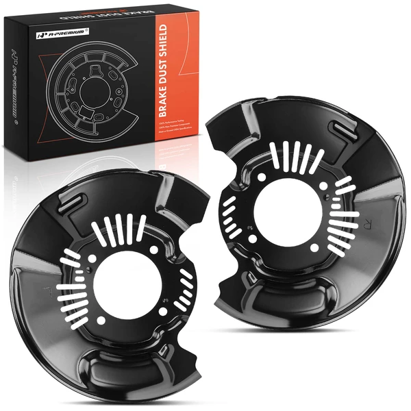 2 Pcs Front Driver & Passenger Brake Dust Shield for Toyota Tacoma 2005-2023