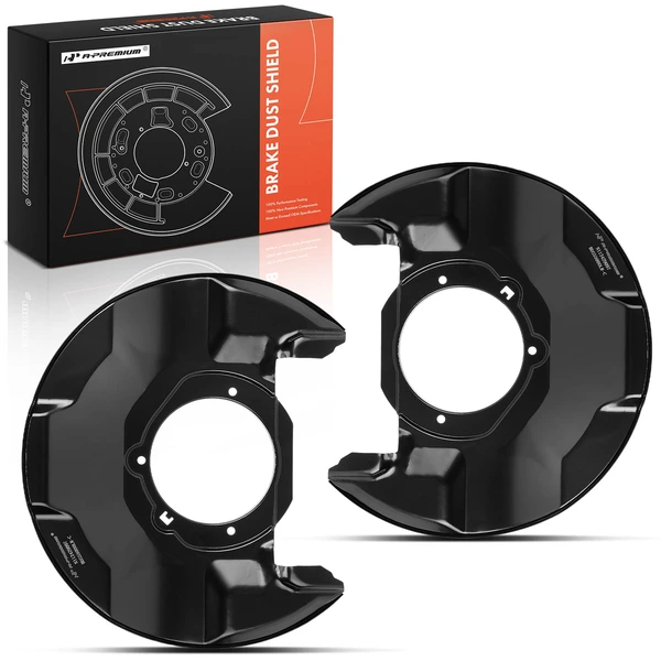 2 Pcs Front Brake Dust Shield for Honda Accord 2008-2012 2.4L 3.5L