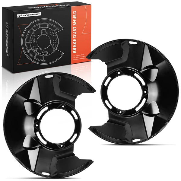 2 Pcs Front Driver & Passenger Brake Dust Shield for Honda Accord 2016-2017 2.4L 3.5L