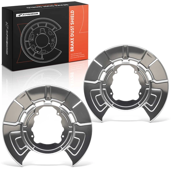 2 Pcs Rear Brake Dust Shield for 2007-2018 BMW X5