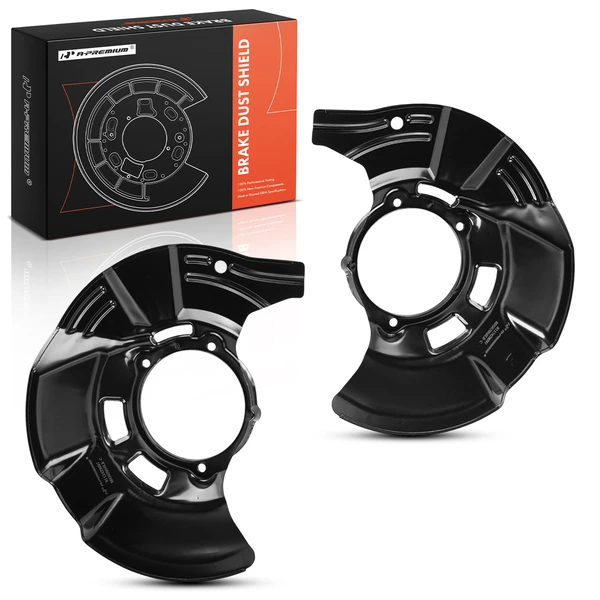 2 Pcs Front Driver & Passenger Brake Dust Shield for Kia Optima 2011 Sedan 4-Door L4 2.4L GAS