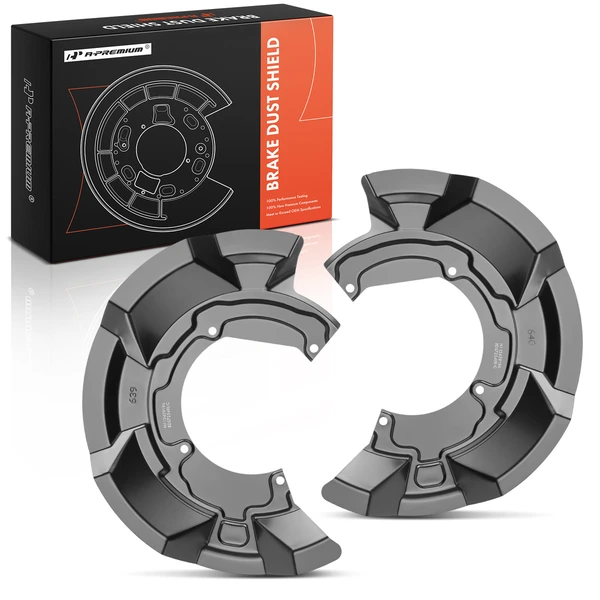 2 Pcs Front Brake Dust Shield for 2007-2015 Mini Cooper