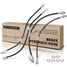 4 Pcs Front & Rear Brake Hydraulic Hose for 2003-2005 Subaru Forester