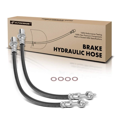 2 Pcs Front Brake Hydraulic Hose