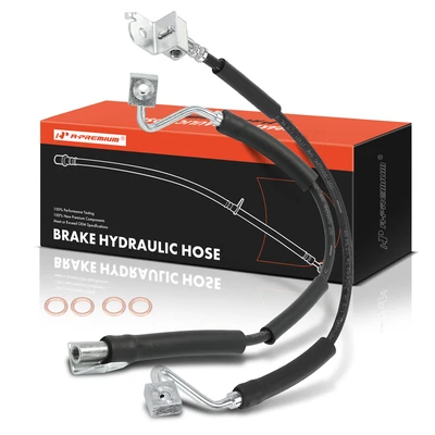 2 Pcs Rear Brake Hydraulic Hose