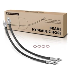 2 Pcs Front Brake Hydraulic Hose