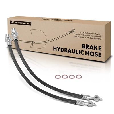 2 Pcs Front Brake Hydraulic Hose