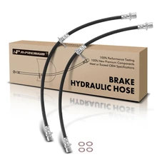 2 Pcs Rear Brake Hydraulic Hose for 2000-2006 Honda Insight