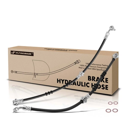 2 Pcs Front Brake Hydraulic Hose