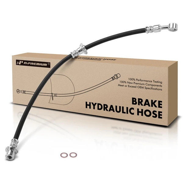 Front Passenger Brake Hydraulic Hose for Acura TL TSX 04-08 Honda Accord 03-07