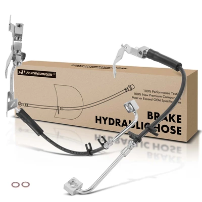 2 Pcs Front Brake Hydraulic Hose