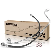 2 Pcs Front Brake Hydraulic Hose for 2005-2008 Pontiac Grand Prix