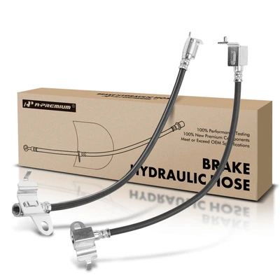 2 Pcs Rear Brake Hydraulic Hose