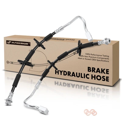 2 Pcs Front Brake Hydraulic Hose