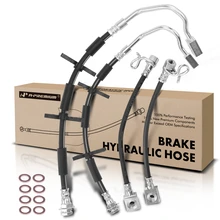 4 Pcs Front & Rear Brake Hydraulic Hose for 2004-2005 Ford F-150
