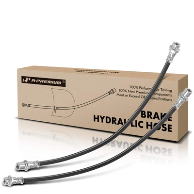 2 Pcs Rear Inner Brake Hydraulic Hose