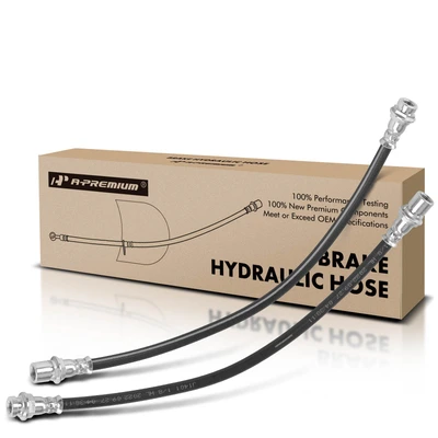 2 Pcs Rear Inner Brake Hydraulic Hose