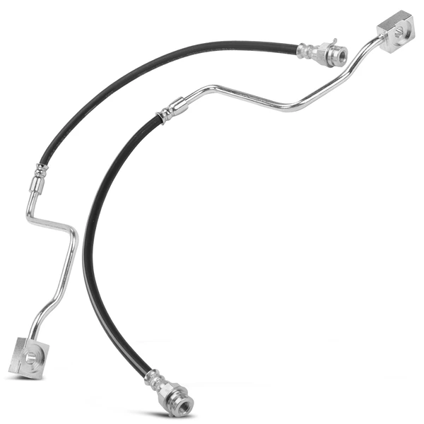 2 Pcs Front Brake Hydraulic Hose for 1988-1994 Ford F-Super Duty