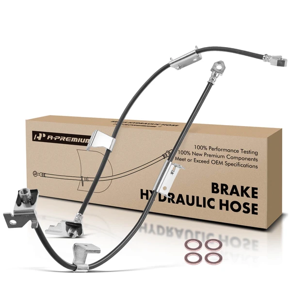 2 Pcs Front Brake Hydraulic Hose for 2007 GMC Sierra 1500 Classic