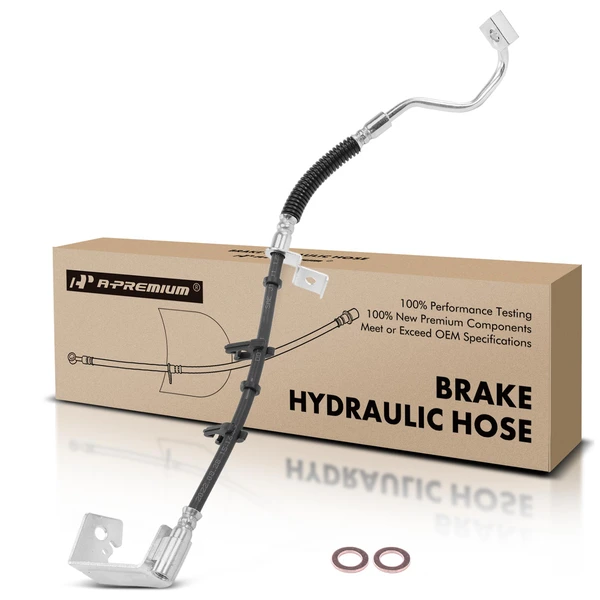 Front Passenger Brake Hydraulic Hose for Ford Mustang 2005-2014 4-Wheel ABS