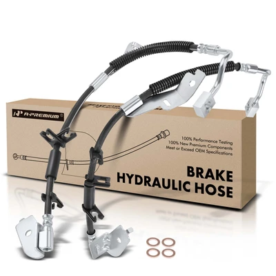 2 Pcs Front Brake Hydraulic Hose