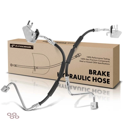 2 Pcs Front Brake Hydraulic Hose