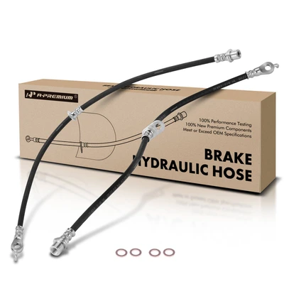 2 Pcs Front Brake Hydraulic Hose