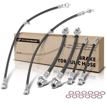 6 Pcs Front & Rear Brake Hydraulic Hose for 2004-2010 Toyota Sienna