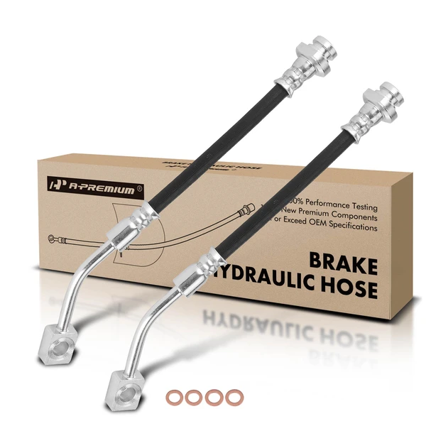2 Pcs Rear Outer Brake Hydraulic Hose for Pontiac GTO 2004-2006