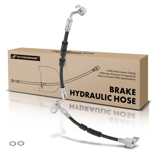 Front Driver Brake Hydraulic Hose for 2006-2009 Mercury Milan