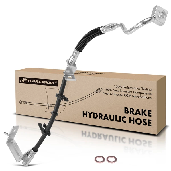 Front Driver Brake Hydraulic Hose for 2005-2014 Ford Mustang