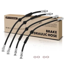 4 Pcs Front & Rear Brake Hydraulic Hose