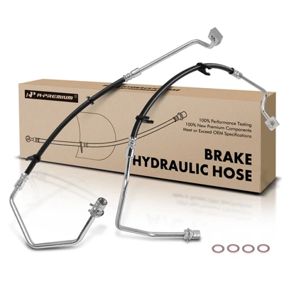 2 Pcs Front Brake Hydraulic Hose