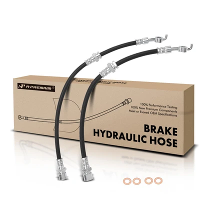 2 Pcs Rear Brake Hydraulic Hose