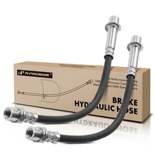 2 Pcs Rear Inner Brake Hydraulic Hose