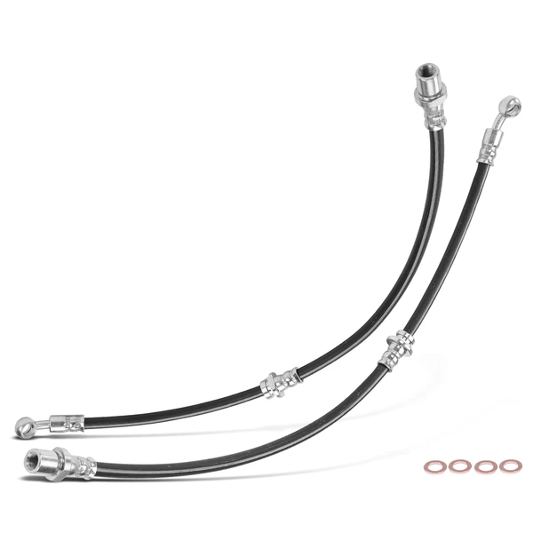 2 Pcs Rear Brake Hydraulic Hose for Subaru Forester 2006-2008