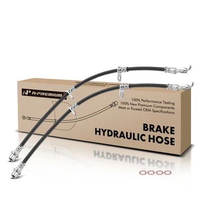 2 Pcs Rear Brake Hydraulic Hose