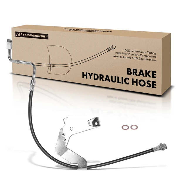 Front Left Brake Hydraulic Hose for Ford F-250 Super Duty 08-09 F-350 Super Duty