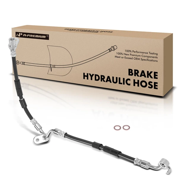 Front Driver Brake Hydraulic Hose for Mazda 6 2006-2007 Turbocharged