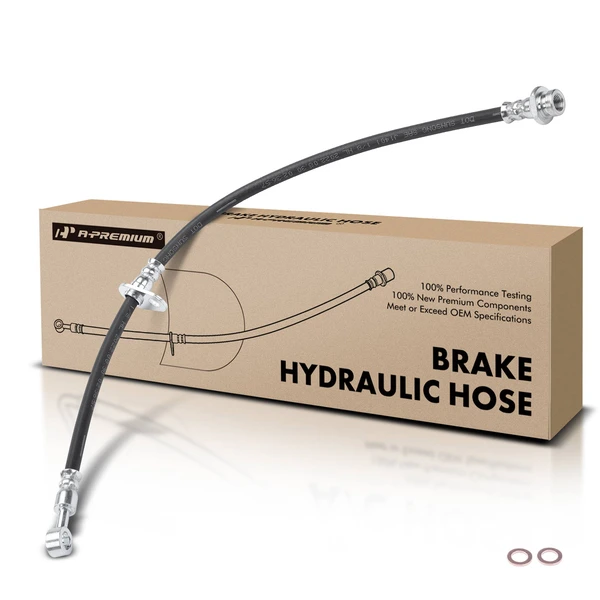 Front Driver Brake Hydraulic Hose with Bracket for 2006-2012 Suzuki Grand Vitara