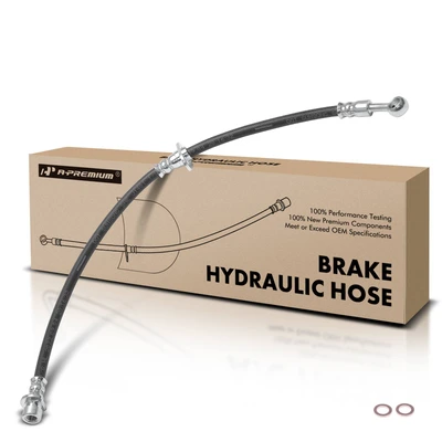 Rear Driver Brake Hydraulic Hose with Bracket