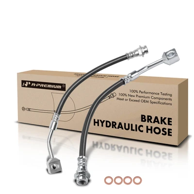 2 Pcs Rear Brake Hydraulic Hose