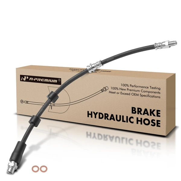 Front Driver or Passenger Brake Hydraulic Hose for 2009-2013 BMW 328i xDrive