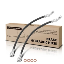 2 Pcs Front Brake Hydraulic Hose for 2010-2016 Isuzu NRR