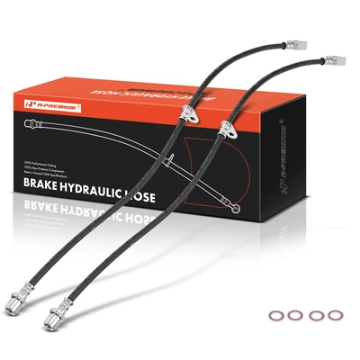 2 Pcs Front Brake Hydraulic Hose