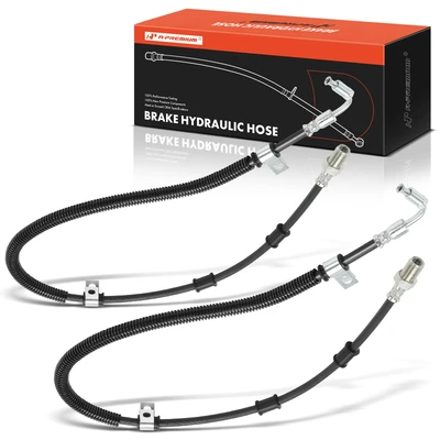 2 Pcs Front Brake Hydraulic Hose
