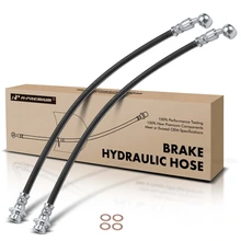 2 Pcs Front Brake Hydraulic Hose