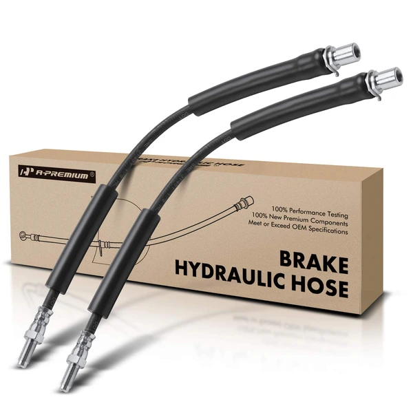 2 Pcs Rear Brake Hydraulic Hose for Ford Explorer Police Interceptor Utility